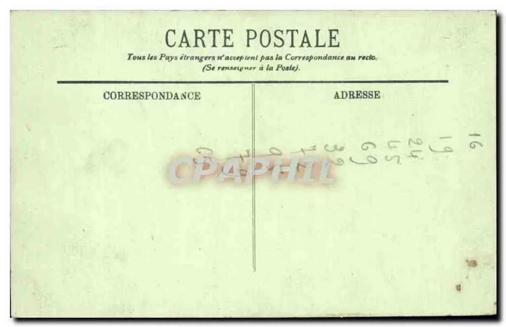 Bordeaux — Park Bordolaski — Jezioro — LL. — N° 114 - Rewers