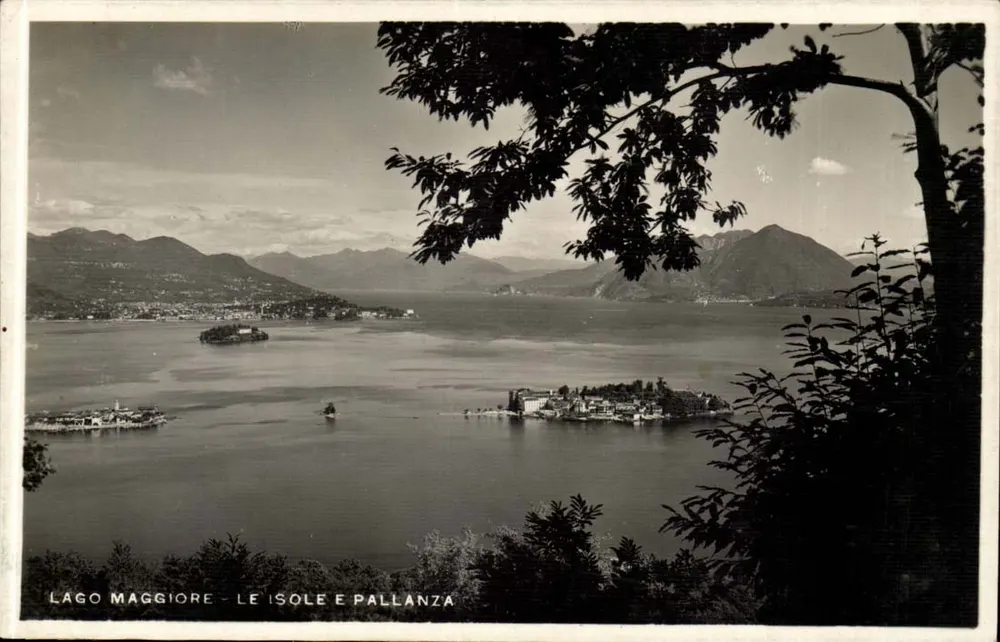 Lago Maggiore — As ilhas e Pallanza — Fotocadere Torino N. 1 - Frente