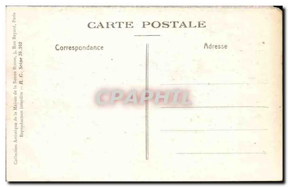 Lourdes - Die Wunderfontänen — Künstlerische Sammlung der Maison de la Bonne Bresse, n°10 - Rückseite