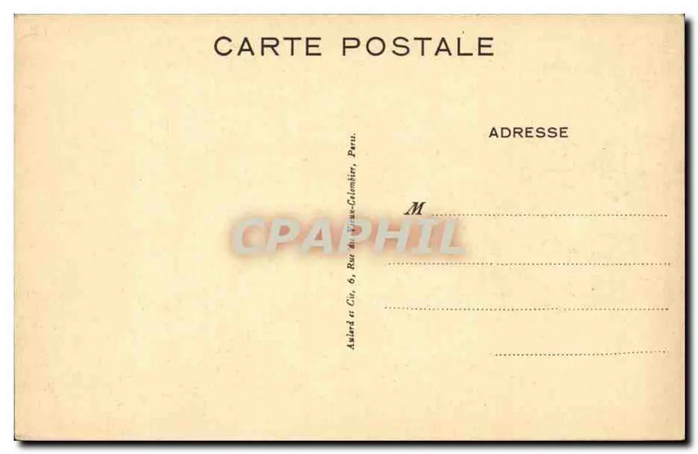 Capela da Benfeitora Bernadette — Casa-Mãe das Irmãs da Caridade, Nevers — editor Akard e Cie, Paris - Verso