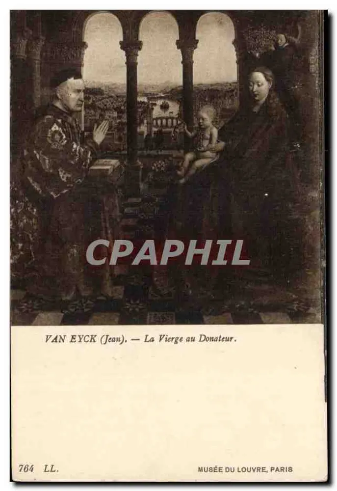Die Jungfrau des Stifters — Van Eyck (Jean) — Louvre-Museum, Paris - Vorderseite