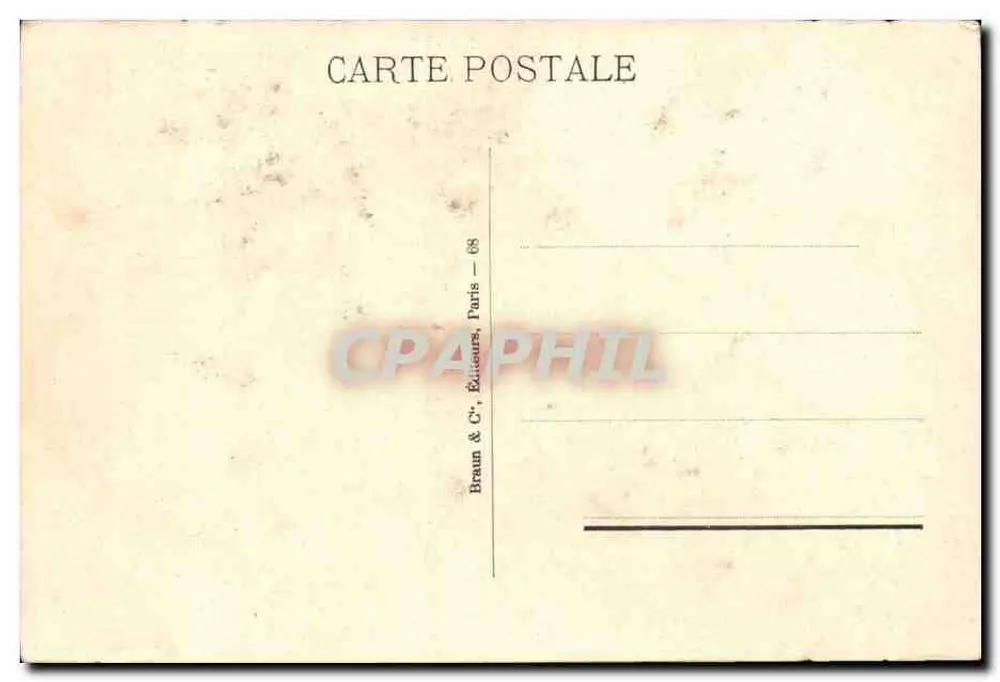 Flügelloser Stier — Palast von Darius und Artaxerxes — Musée du Louvre — B. G. — Nr. 88 - Rückseite