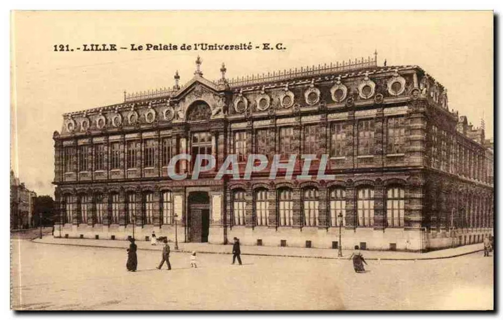 लिल्ले — विश्वविद्यालय का पैलेस — E.C. संख्या 121 - आगे