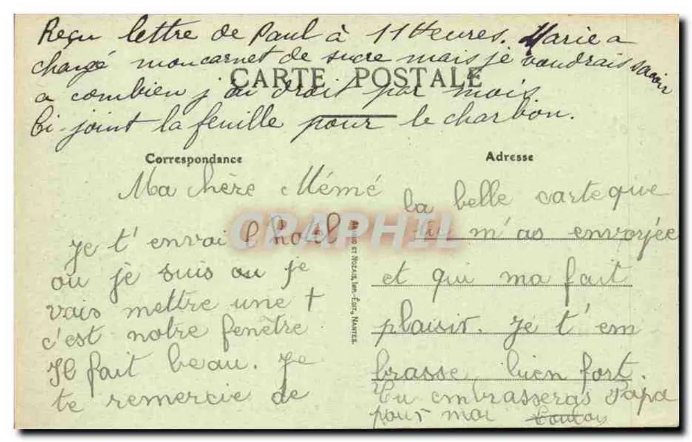 Les Sables-d'Olonne — A Praia e os Grandes Hotéis — editor: Carte Postale - Verso