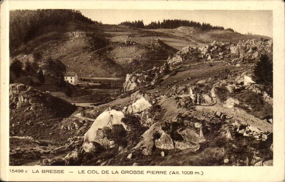 La Bresse — O col da grande pedra (Alt. 1008 m.) - Frente