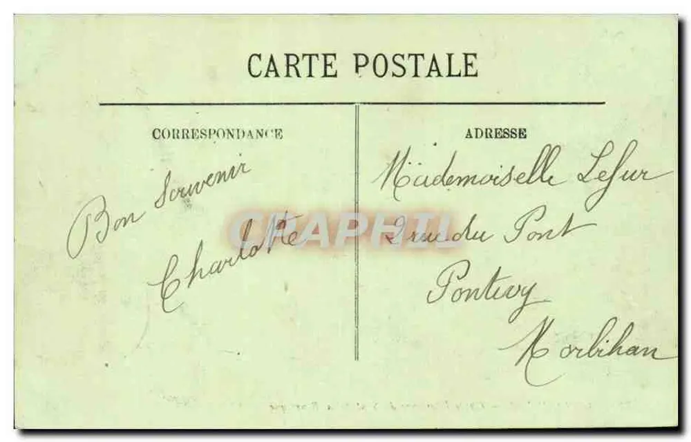 Gérardmer — Unterer Wasserfall des Saut de la Bourrique — LL, n° 282 - Rückseite