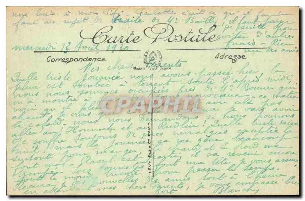 Gérardmer — Vista geral — O Rudlin — Edição Zeiger, n° 171 - Verso