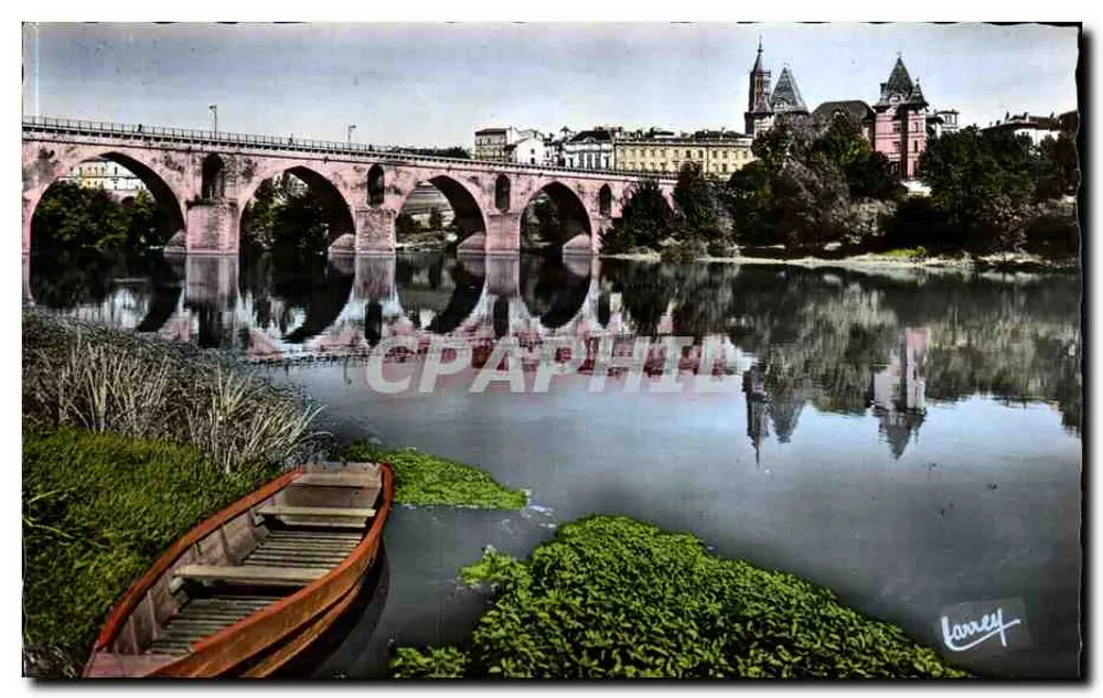 Alte Brücke über den Tarn — Montauban — Art Terrey Editionen - Vorderseite