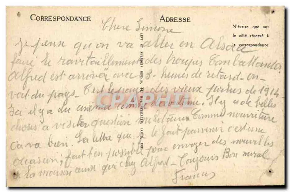 Verdun — Fort Douaumont — Der modernste und stärkste Festung — Traxier-Ausgabe - Rückseite