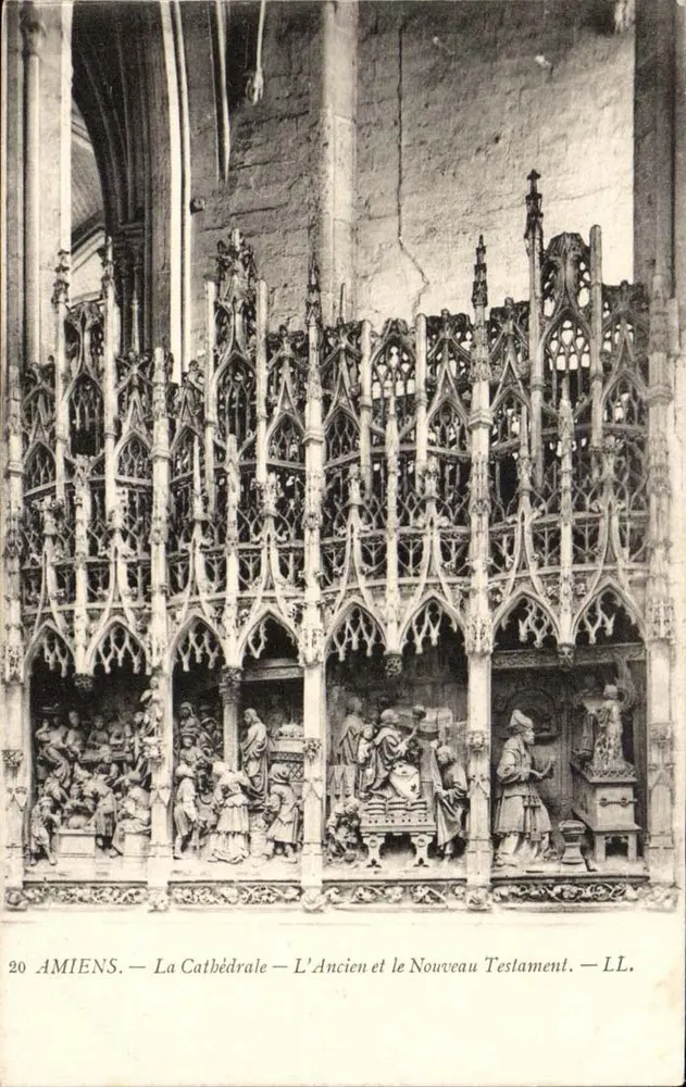Amiens — Die Kathedrale — Das Alte und Neue Testament — LL. - Vorderseite