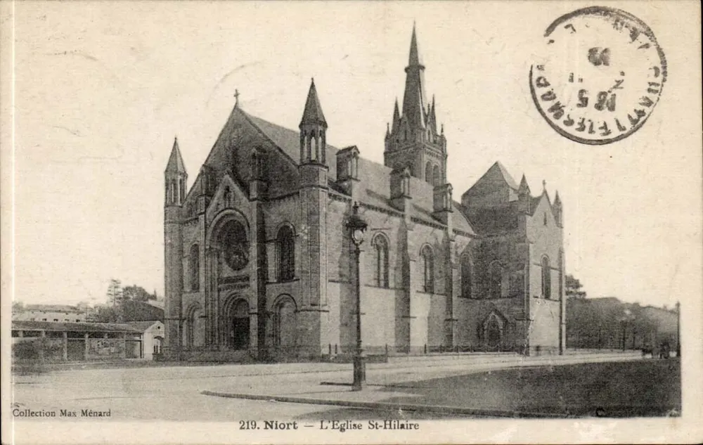 Niort — La Chiesa di San Hilario — Collezione Max Ménard, n°219 - Recto
