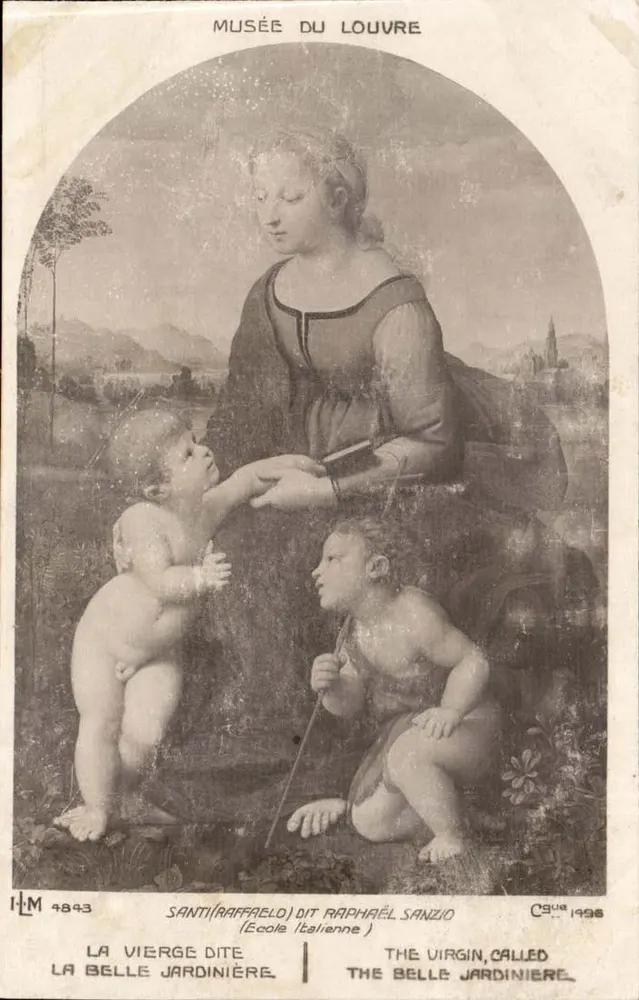 Die Jungfrau genannt La Belle Jardinière — Santi (Raffaello) genannt Raphael Sanzio — Musée du Louvre — Cague 1996 - Vorderseite