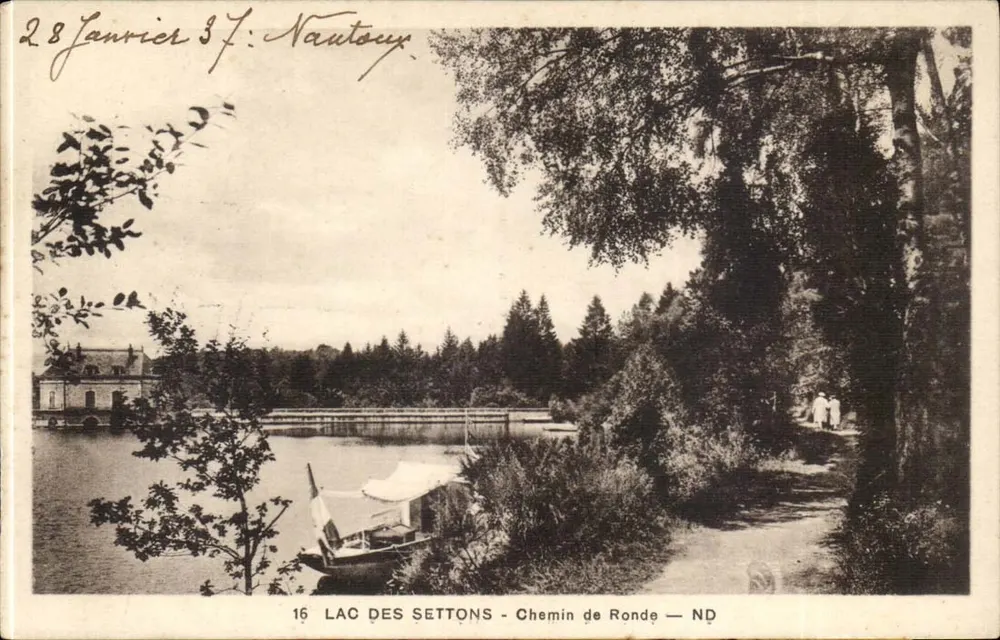 Lago dos Settons — Caminho de Ronde — ND — Nautouy - Frente