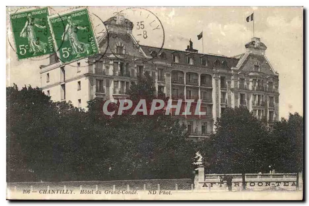 Chantilly — Hotel do Grande-Conde — ND Fot. n°206 - Frente