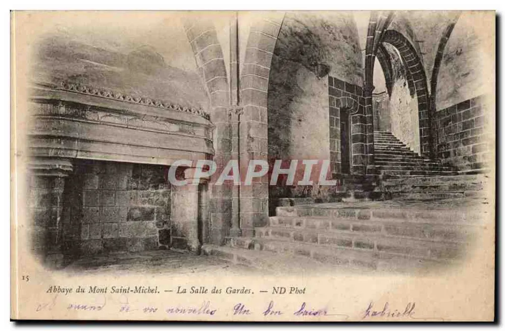 Abtei Mont Saint-Michel — Die Wachstube — ND Pbot - Vorderseite