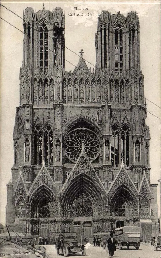Reims - Catedral — editor Coll. Brunelet - Frente