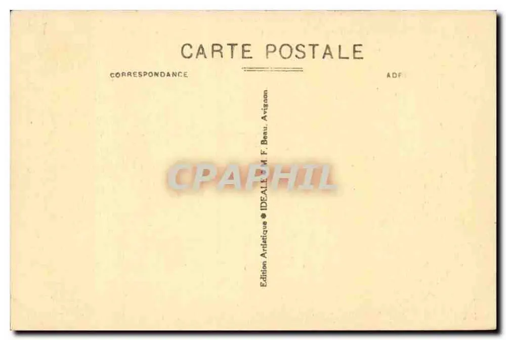 Avignon - Palácio dos Papas. Capela Baixa ou Sala das Audiências — editor IDEALE M.F.B., n°8 - Verso