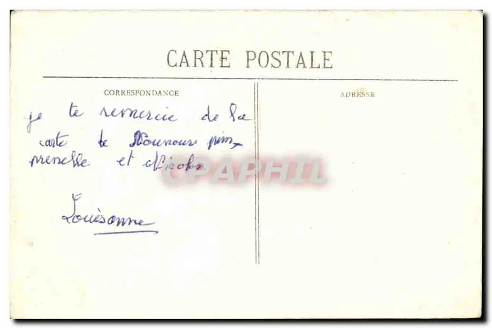 Cherbourg - O Teatro — Coleção P. B., Cherbourg - Verso
