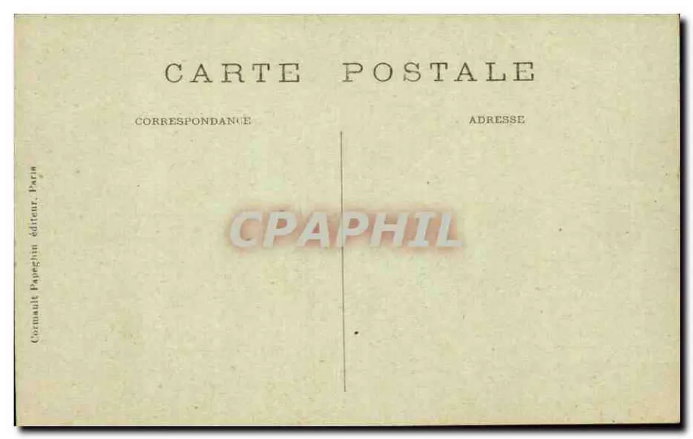 Paris — A Torre Eiffel — editor Cormault Paperglin - Verso