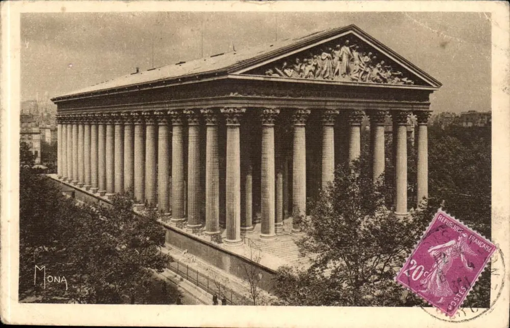 La Madeleine — Paryż — wydawca MONA, nr 84 - Awers