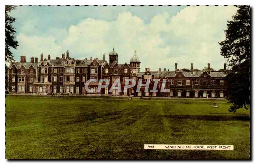 Sandringham House — West Front — n° 7048 - Vorderseite