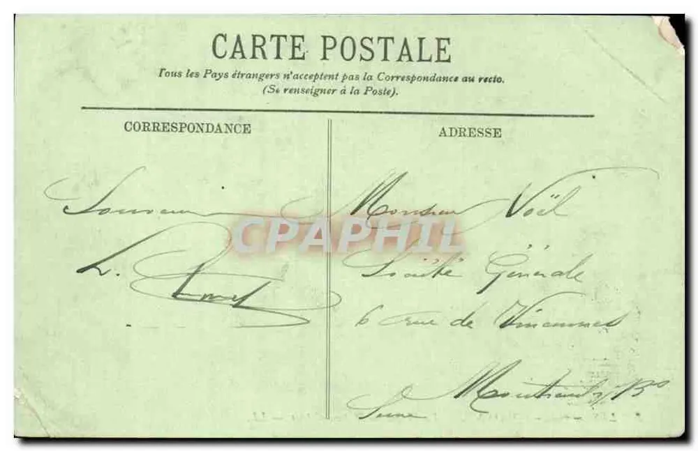 Les Sables-d'Olonne — A Praia — Estação de Ânibus — LL. - Verso