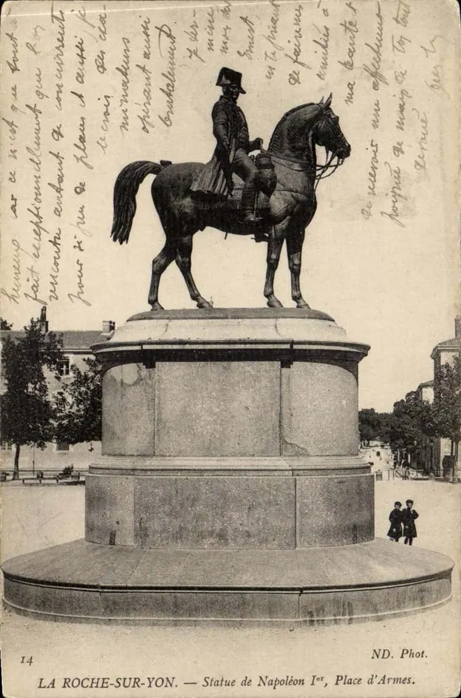 La Roche-sur-Yon — Statue Napoleons I., Place d'Armes — ND. Phot. n°14 - Vorderseite