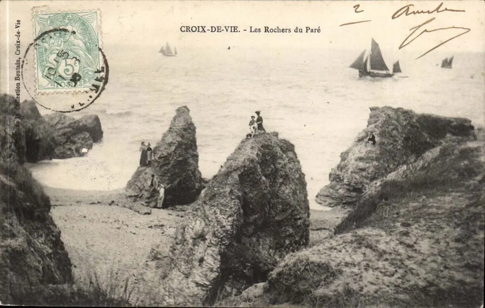 Croix-de-Vie - Die Felsen von Paré — Verlag Croix-de-Vie, Sammlung Bouniah - Vorderseite
