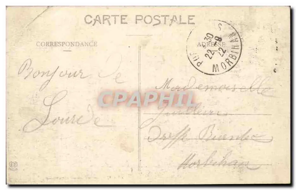Lourdes — Lembrete de Lourdes — Fototipia Lasouche, n° 1117 - Verso