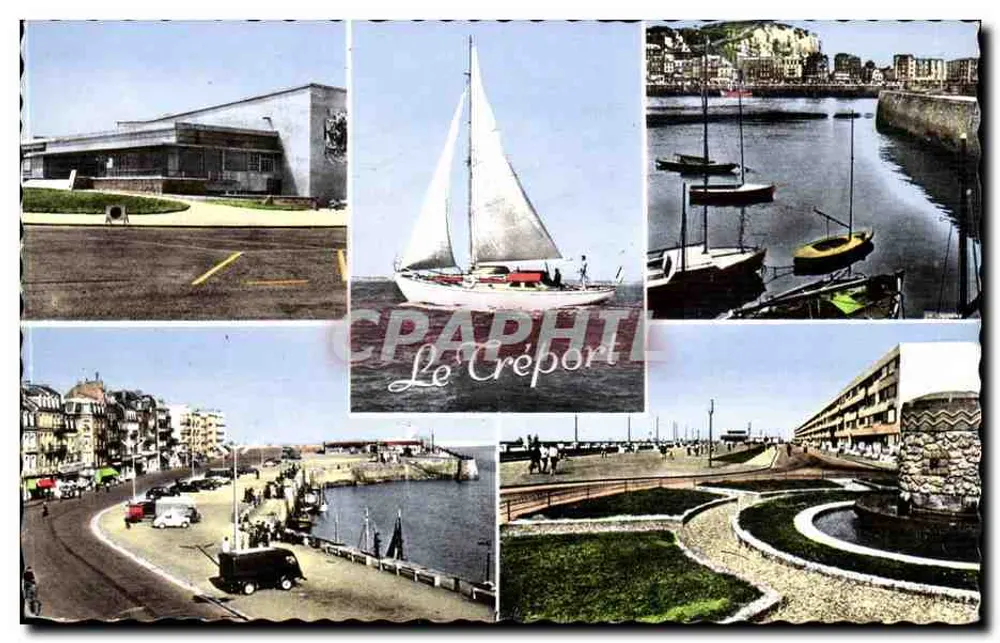 Le Tréport — vista panorâmica — Edições 'La Cigogne' - Frente