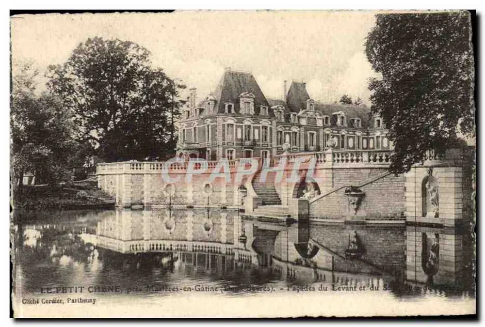 Der Kleine Eiche, nahe Mastères-en-Gâtine (Deux-Sèvres) — Pavillons Ost und Süd — Aufnahme von Cordier, Parthouay - Vorderseite