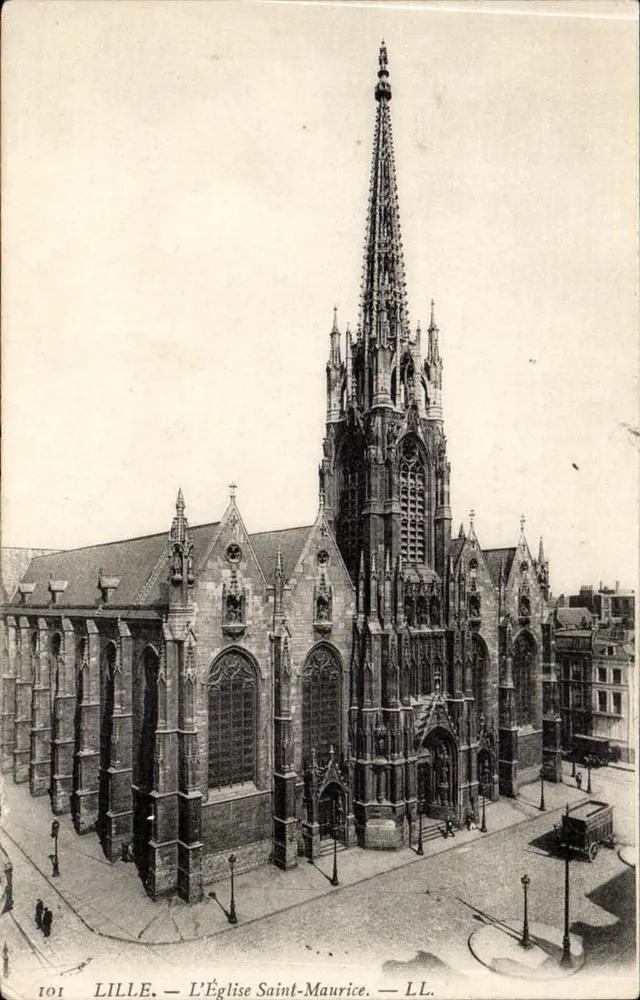Lille — A Igreja de São Maurício — LL. — N° 101 - Frente