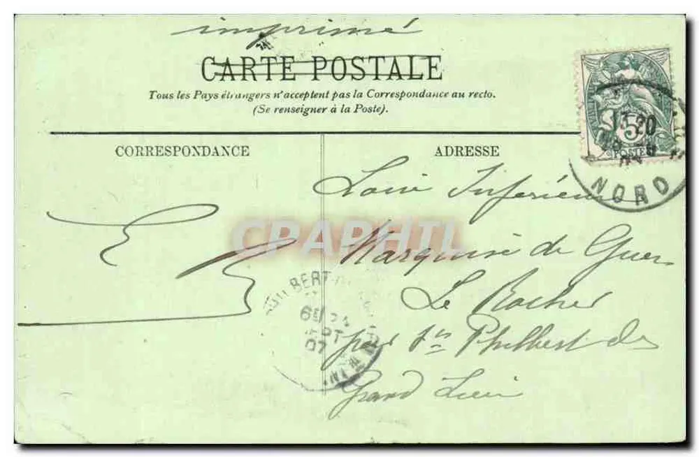 Lille — A Igreja de São Maurício — LL. — N° 101 - Verso