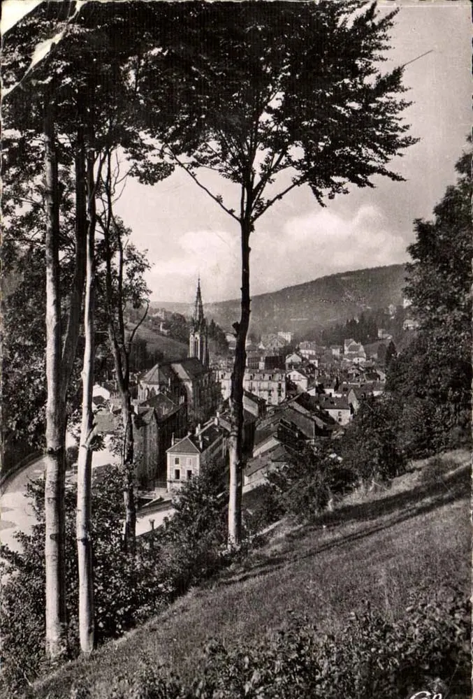 Plombières-les-Bains — Ansicht vom Norden — Cie des Arts Photomécaniques, Paris (15) - Vorderseite