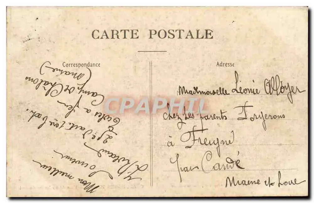 Chalons-sur-Marne — Ein Eckchen des Gartens — L. Coex, Verlag, Chalons-sur-Marne - Rückseite