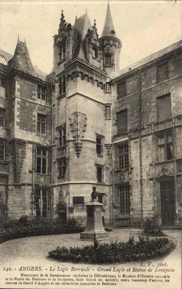 Angers - Le Logis Barrault - Monument der Renaissance - Vorderseite