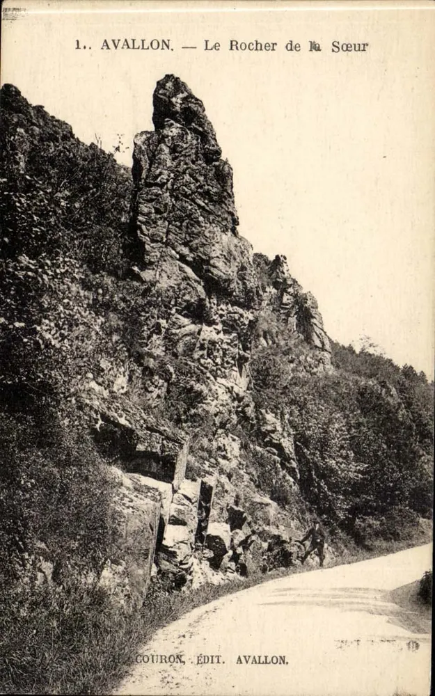 Avallon — O Rocher de la Sœur — Ed. Avallon - Frente