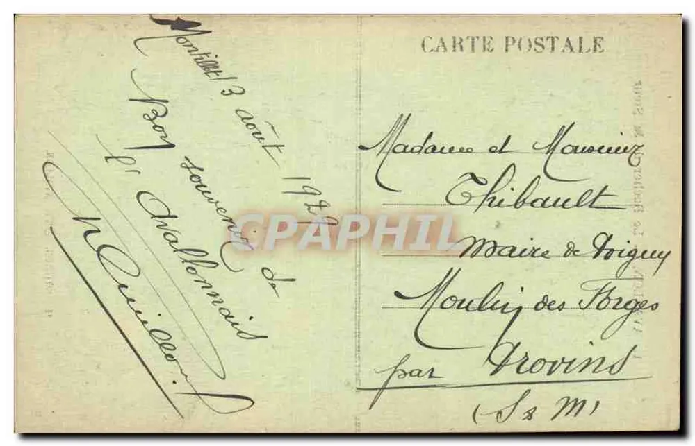 Avallon — O Rocher de la Sœur — Ed. Avallon - Verso