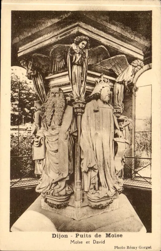 Dijon - Puits de Moïse — Moïse et David — Photo Rémy Gorget - Frente