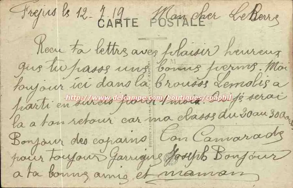 St-Raphaël (Var) — Aussicht auf den Drammont und die Île d'Or — Verlag Delcampe, n° 149 - Rückseite