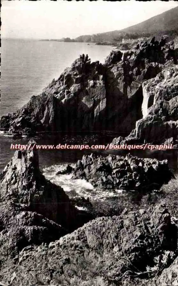 Les Rochers Rouges no Trayas — A Corniche d'Or — L. Gilletta & Cie, fotógrafo, Nice - Frente