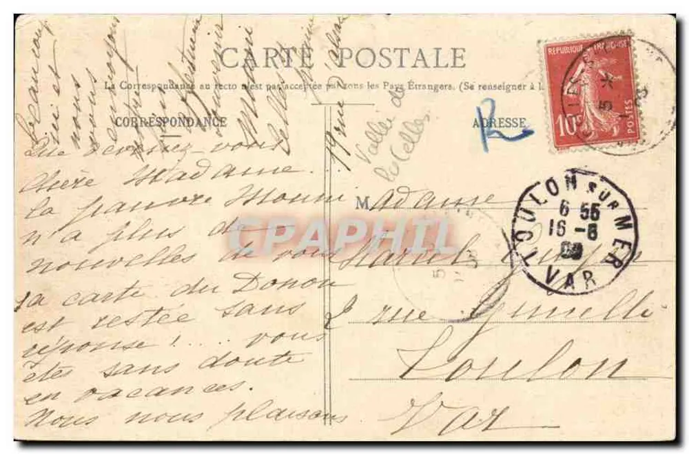 Vale de Celles (Vosges) — Serraria LaJus - Roche d'Alvine — C. Thomas, editor em Celles - 4443 - Verso