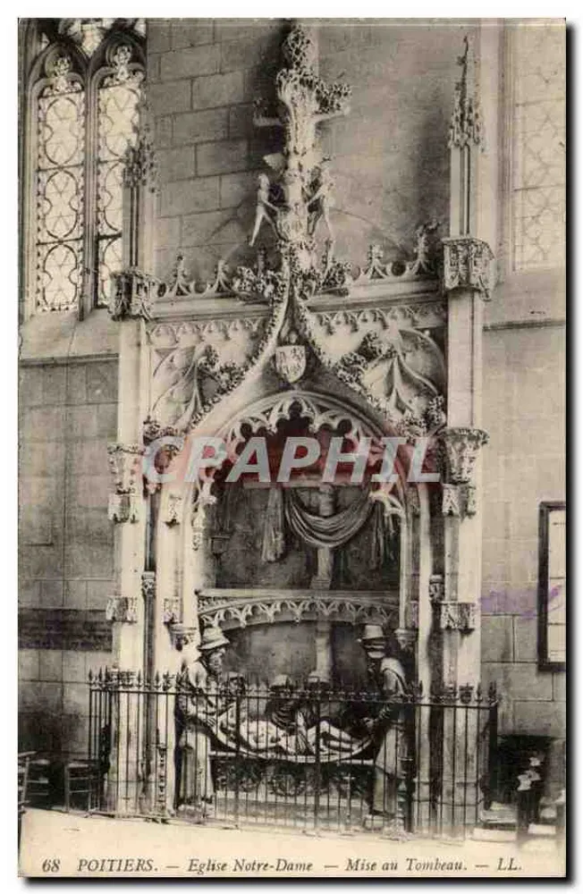 Poitiers — Kirche Notre-Dame — Totenbetreuung — LL. n°68 - Vorderseite