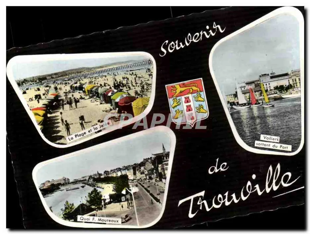 Trouville — Lembrete de Trouville — C. des Arts Photomécanique, n° 2436 - Frente