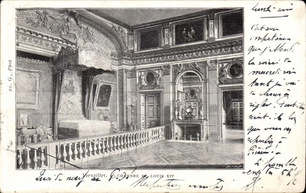 Versailles. Zimmer von Ludwig XIV — 20. G. Fot. - Vorderseite