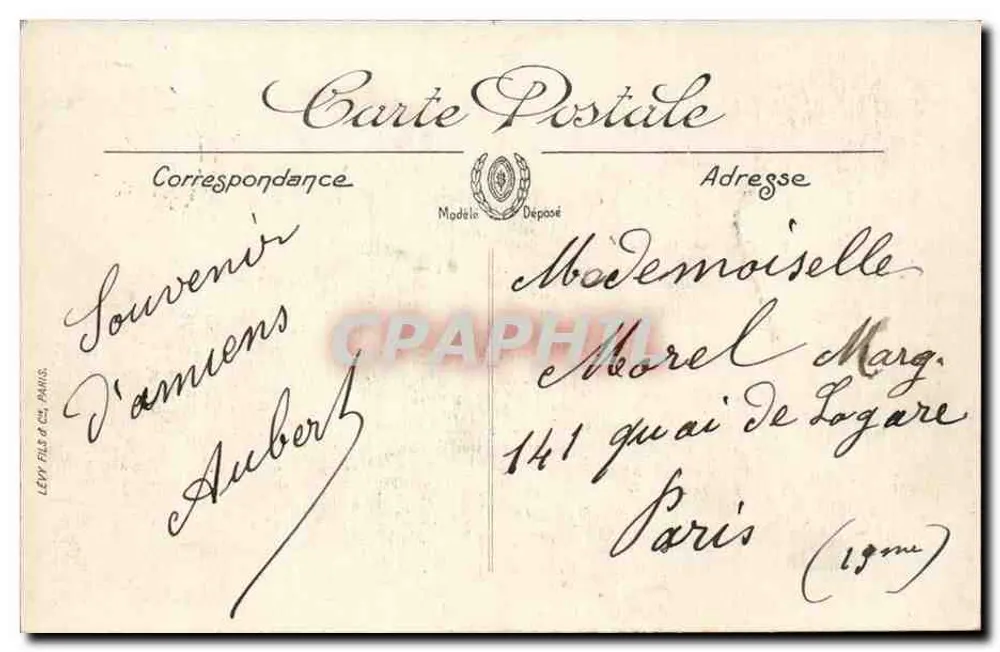 Amiens — A Corte de Apelação e a Catedral — L.L. n°78 - Verso