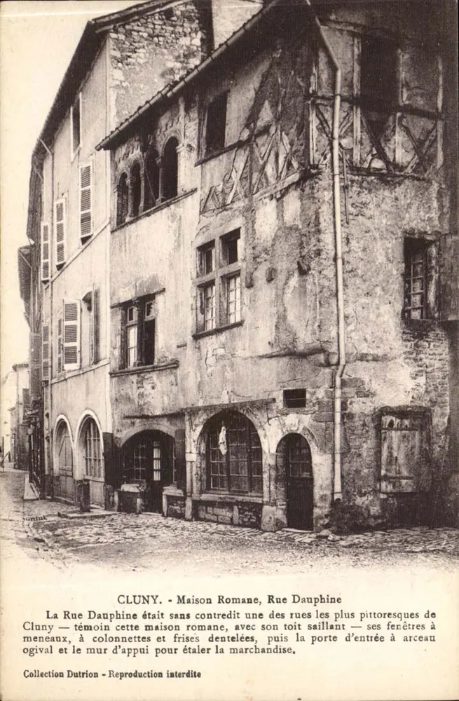 Cluny - Casa Romana, Rue Dauphine — Coleção Dutrion - Frente