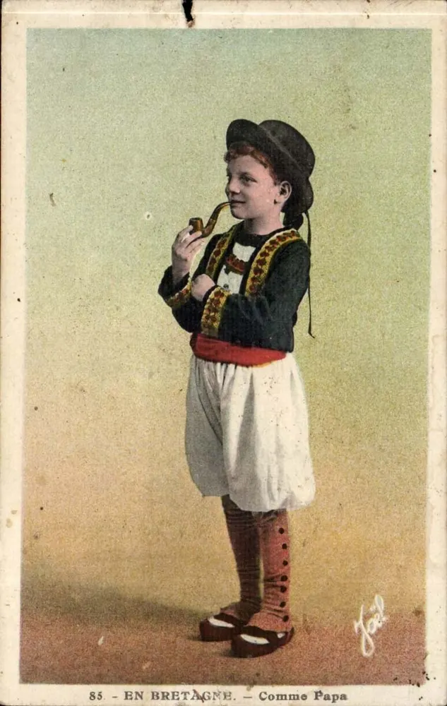In der Bretagne — Wie Papa — F. Chapeau, Nr. 85 - Vorderseite