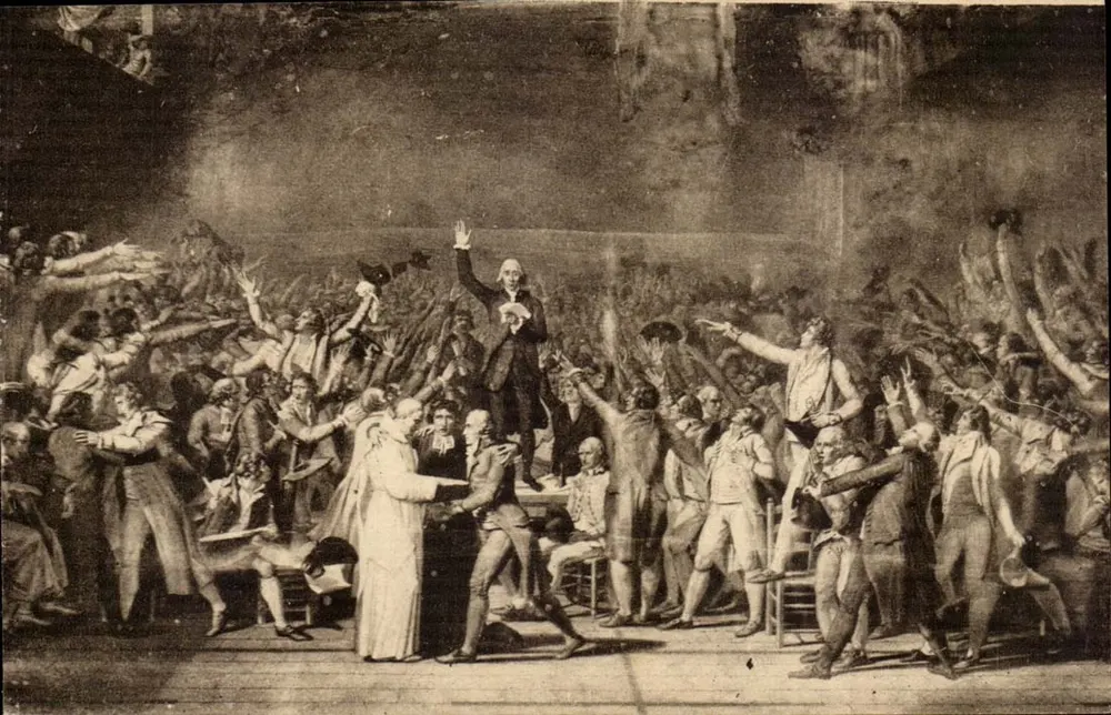 Der Eid auf den Tennisplatz — Museum von Versailles — Edition Cossé, 9, rue Colbert, Versailles - Vorderseite