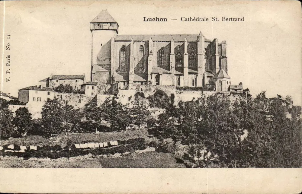 Luchon — Catedral de São Bertrand — V.P. Paris No 14 - Frente